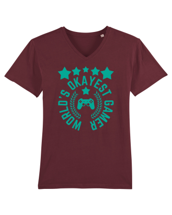 World's Okayest Gamer Burgundy