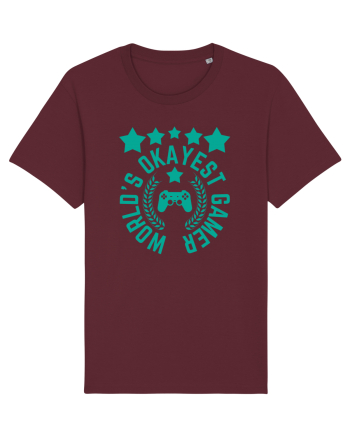 World's Okayest Gamer Burgundy