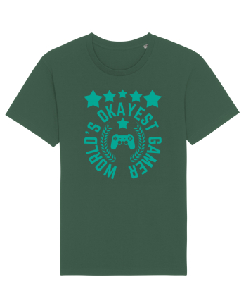 World's Okayest Gamer Bottle Green