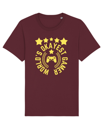 World's Okayest Gamer Burgundy