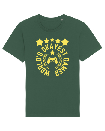 World's Okayest Gamer Bottle Green