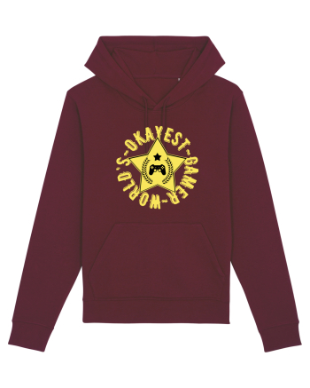World's Okayest Gamer Burgundy