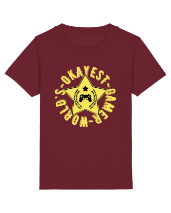 World's Okayest Gamer Burgundy