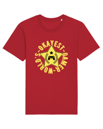 World's Okayest Gamer Red