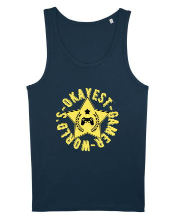 World's Okayest Gamer Navy