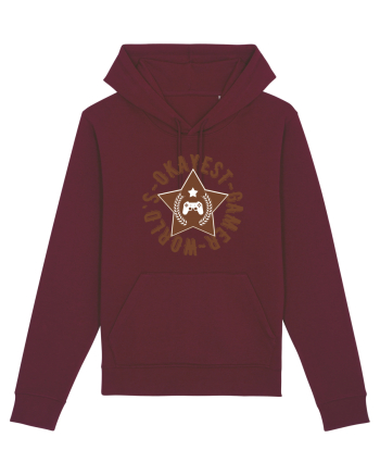 World's Okayest Gamer Burgundy
