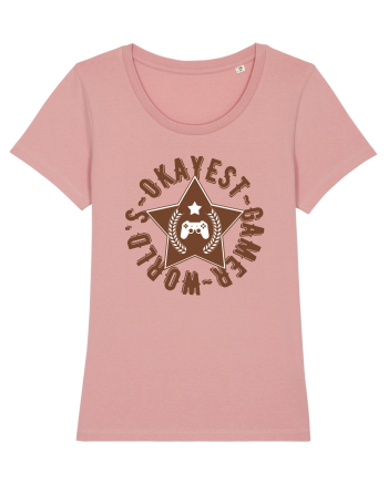 World's Okayest Gamer Canyon Pink