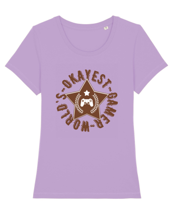 World's Okayest Gamer Lavender Dawn