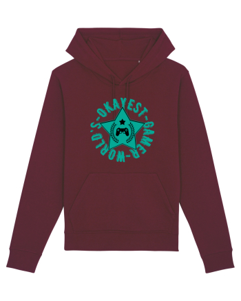 World's Okayest Gamer Burgundy