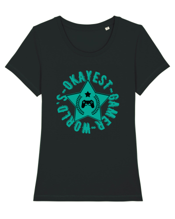 World's Okayest Gamer Black
