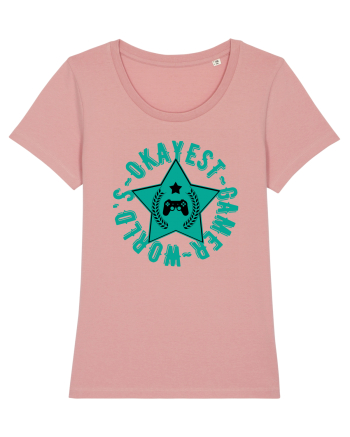 World's Okayest Gamer Canyon Pink
