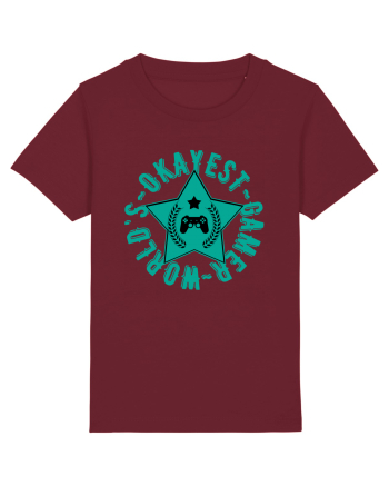 World's Okayest Gamer Burgundy