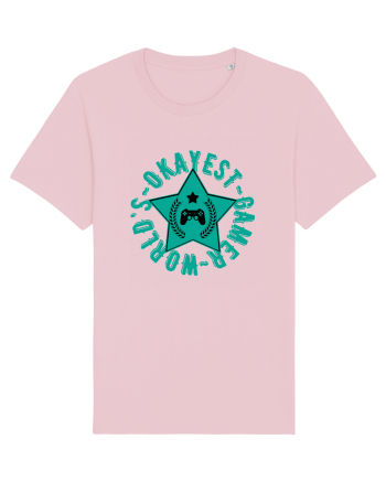 World's Okayest Gamer Cotton Pink