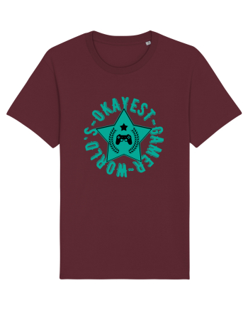 World's Okayest Gamer Burgundy