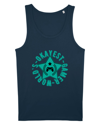 World's Okayest Gamer Navy
