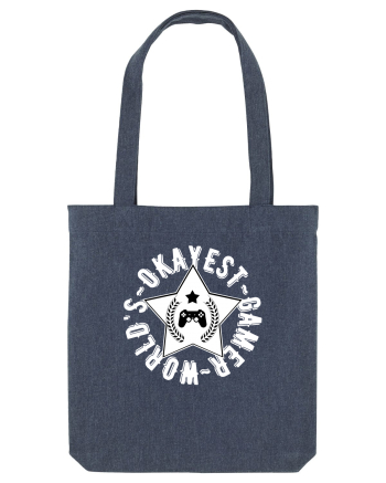 World's Okayest Gamer Midnight Blue