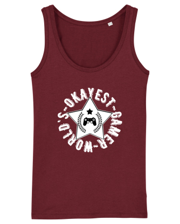 World's Okayest Gamer Burgundy