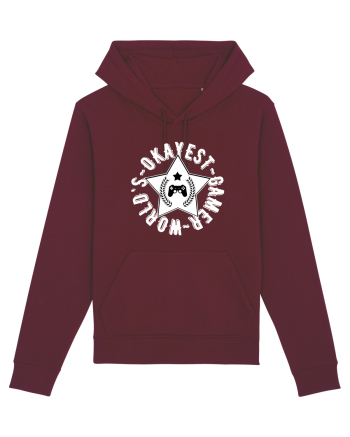 World's Okayest Gamer Burgundy