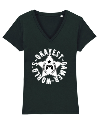 World's Okayest Gamer Black