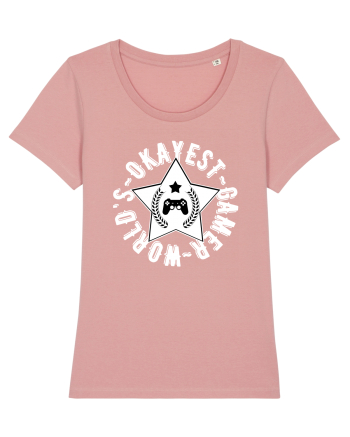 World's Okayest Gamer Canyon Pink