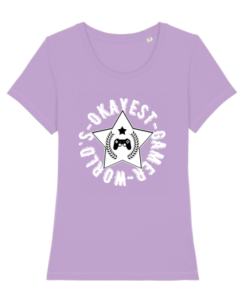 World's Okayest Gamer Lavender Dawn