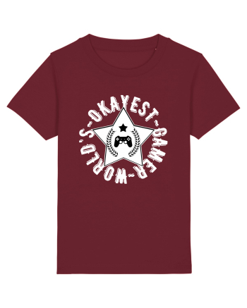 World's Okayest Gamer Burgundy