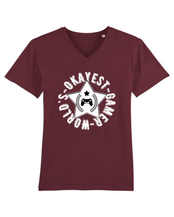 World's Okayest Gamer Burgundy