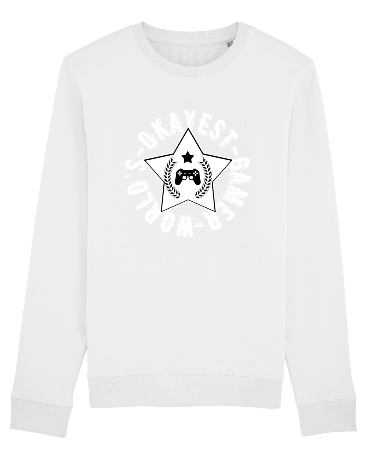 Bluză mânecă lungă Unisex Rise White