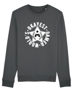 World's Okayest Gamer Bluză mânecă lungă Unisex Rise