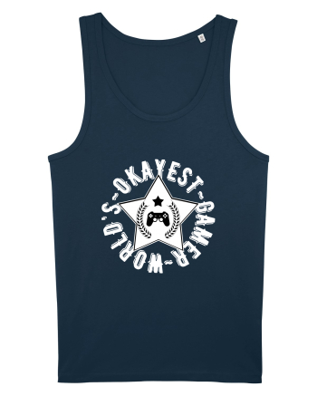 World's Okayest Gamer Navy