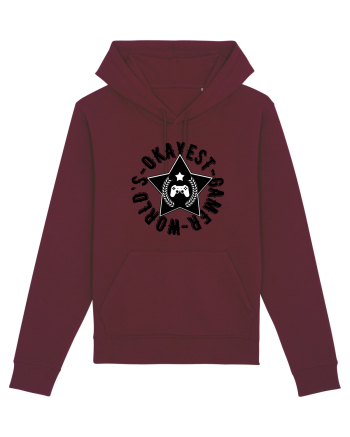 World's Okayest Gamer Burgundy