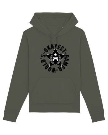 World's Okayest Gamer Khaki