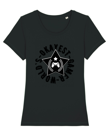 World's Okayest Gamer Black