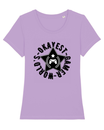 World's Okayest Gamer Lavender Dawn
