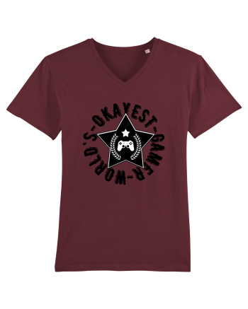 World's Okayest Gamer Burgundy