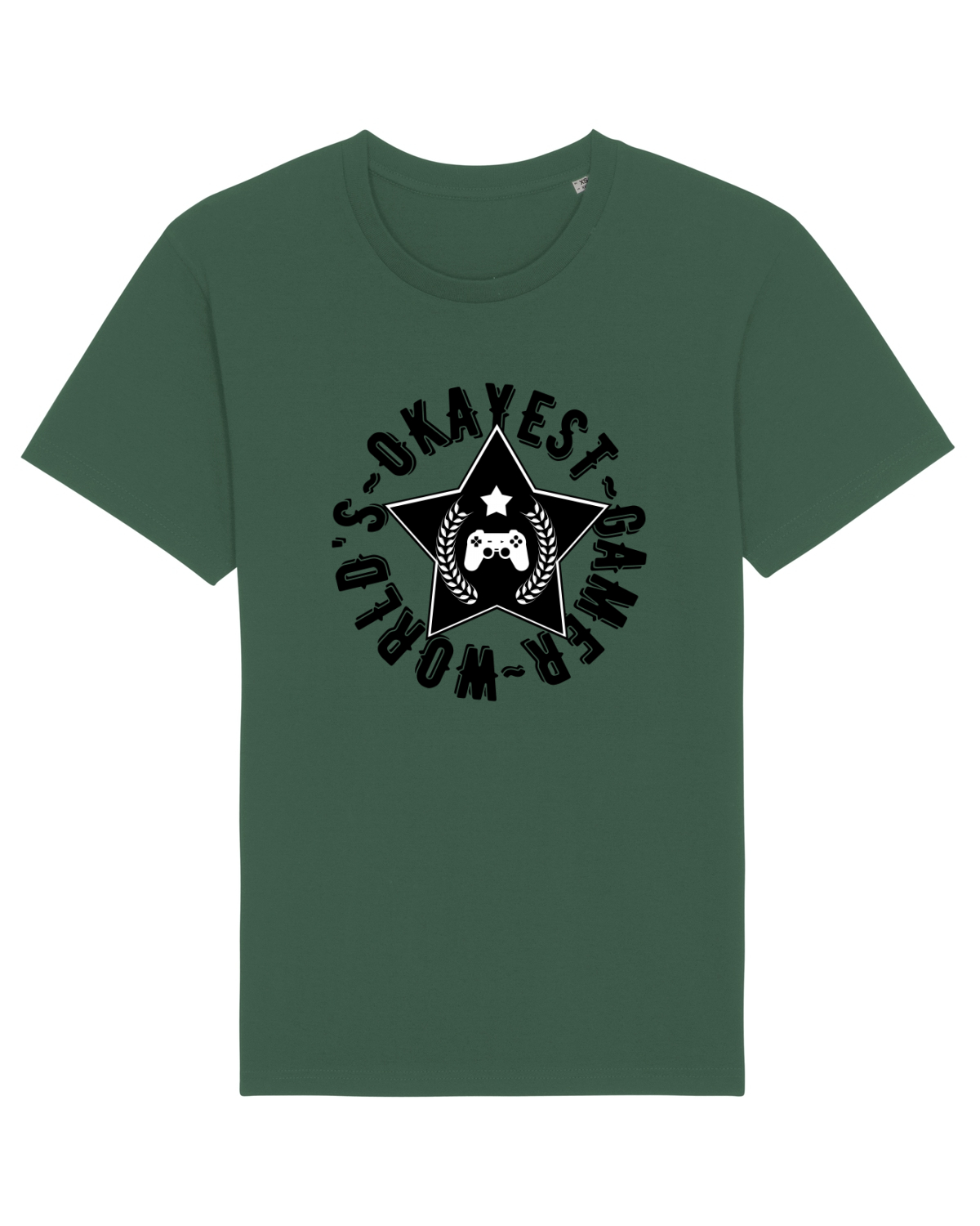 Tricou mânecă scurtă Unisex Rocker Bottle Green