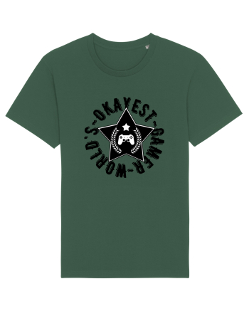World's Okayest Gamer Bottle Green