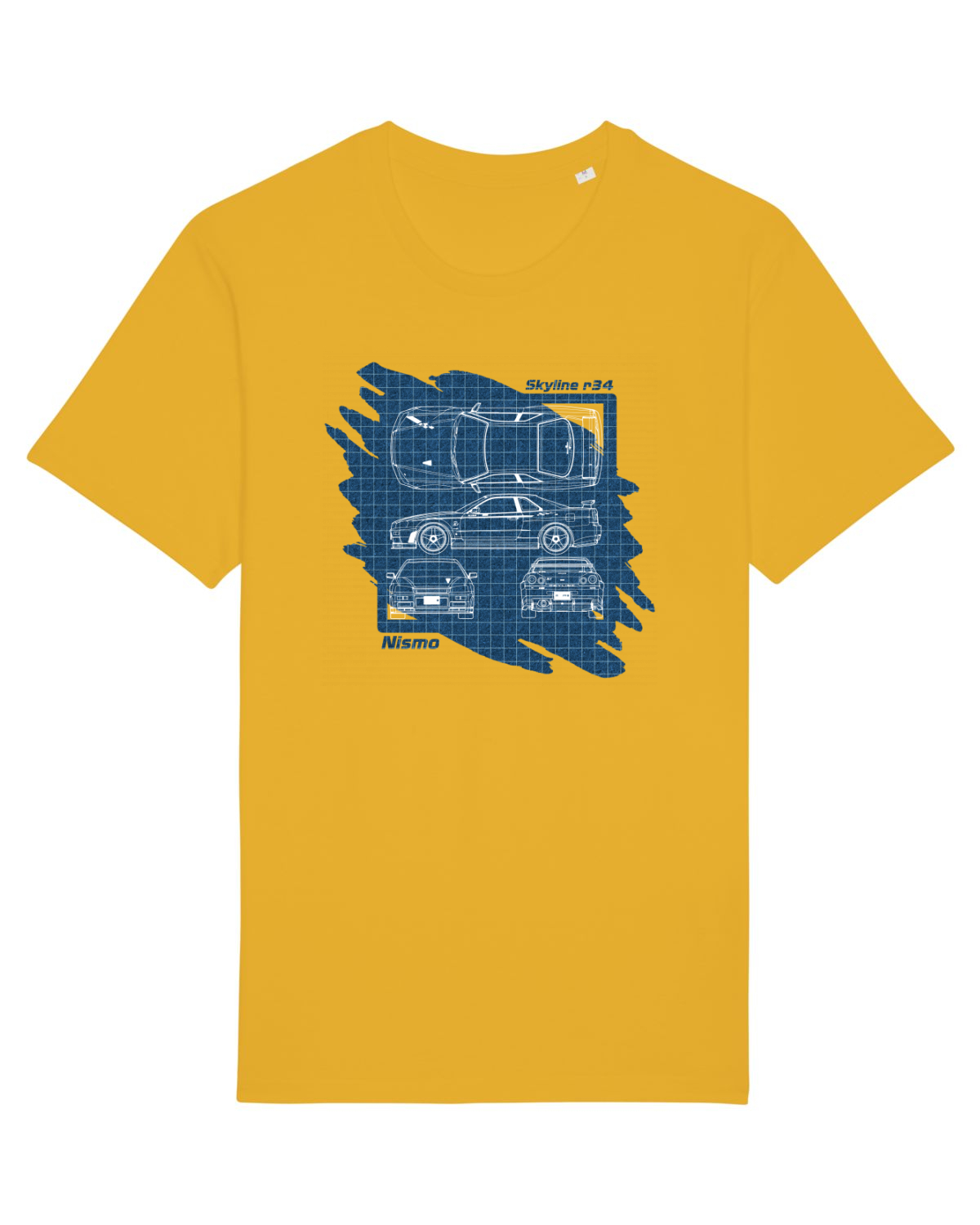 Tricou mânecă scurtă Unisex Rocker Spectra Yellow