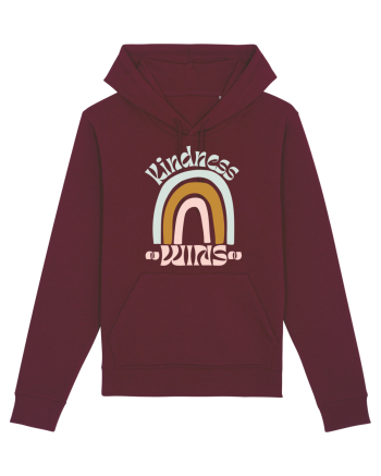 Kindness Wins Burgundy