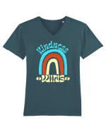 Kindness Wins Tricou mânecă scurtă guler V Bărbat Presenter