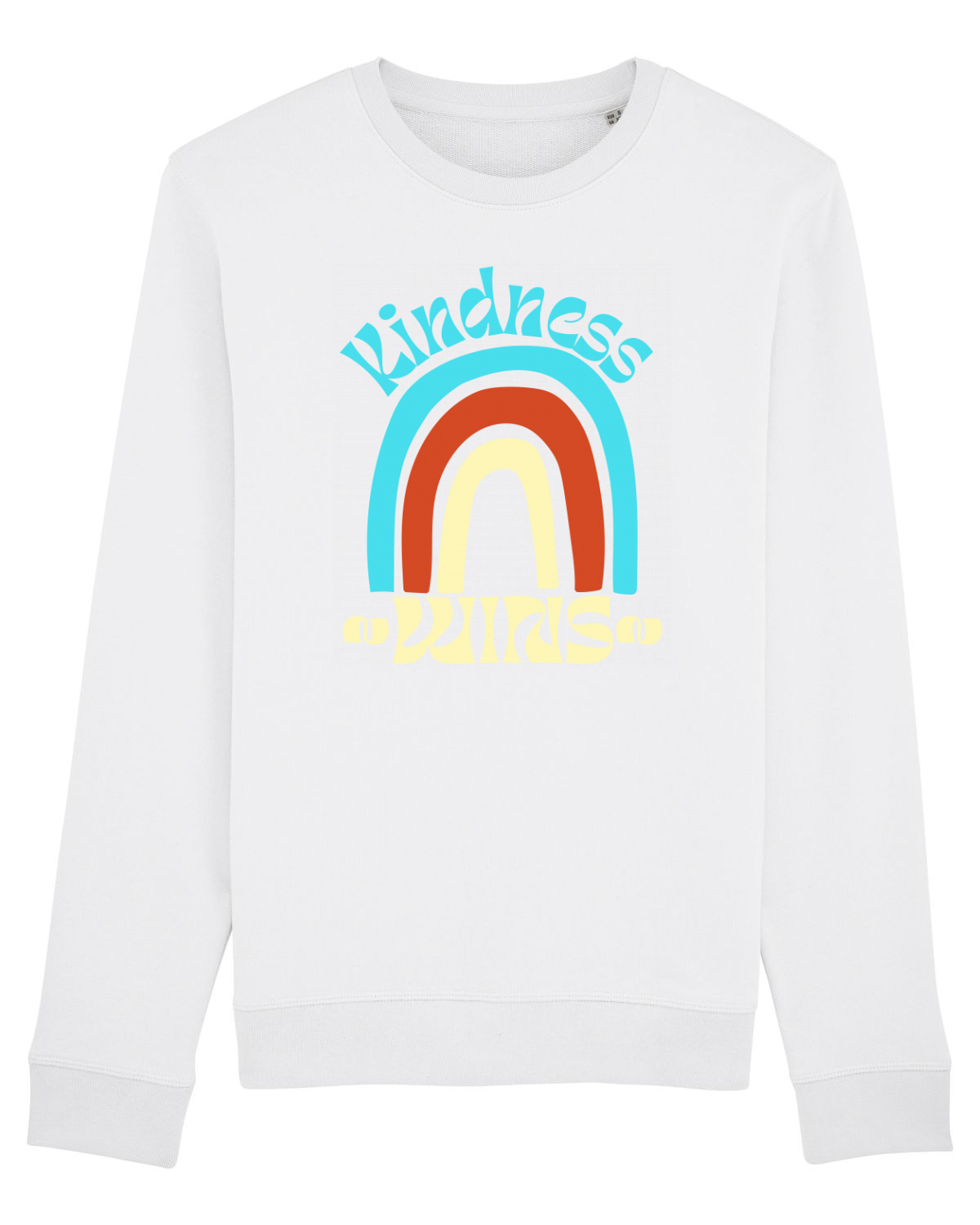 Bluză mânecă lungă Unisex Rise White