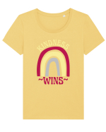 Kindness Wins Tricou mânecă scurtă guler larg fitted Damă Expresser