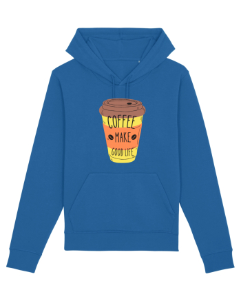 Coffee Make Good Life  Royal Blue