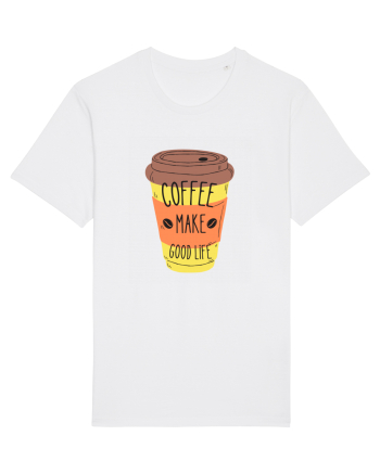 Coffee Make Good Life  White