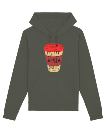 Coffee Make Good Life  Khaki