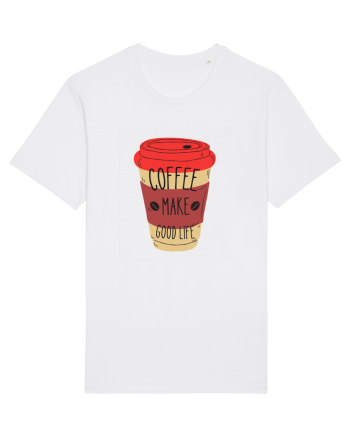 Coffee Make Good Life  White