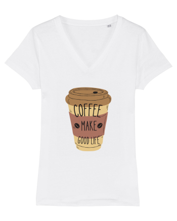 Coffee Make Good Life  White