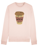 Coffee Make Good Life  Bluză mânecă lungă Unisex Rise