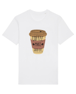 Coffee Make Good Life  Tricou mânecă scurtă Unisex Rocker