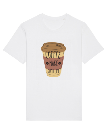 Coffee Make Good Life  White
